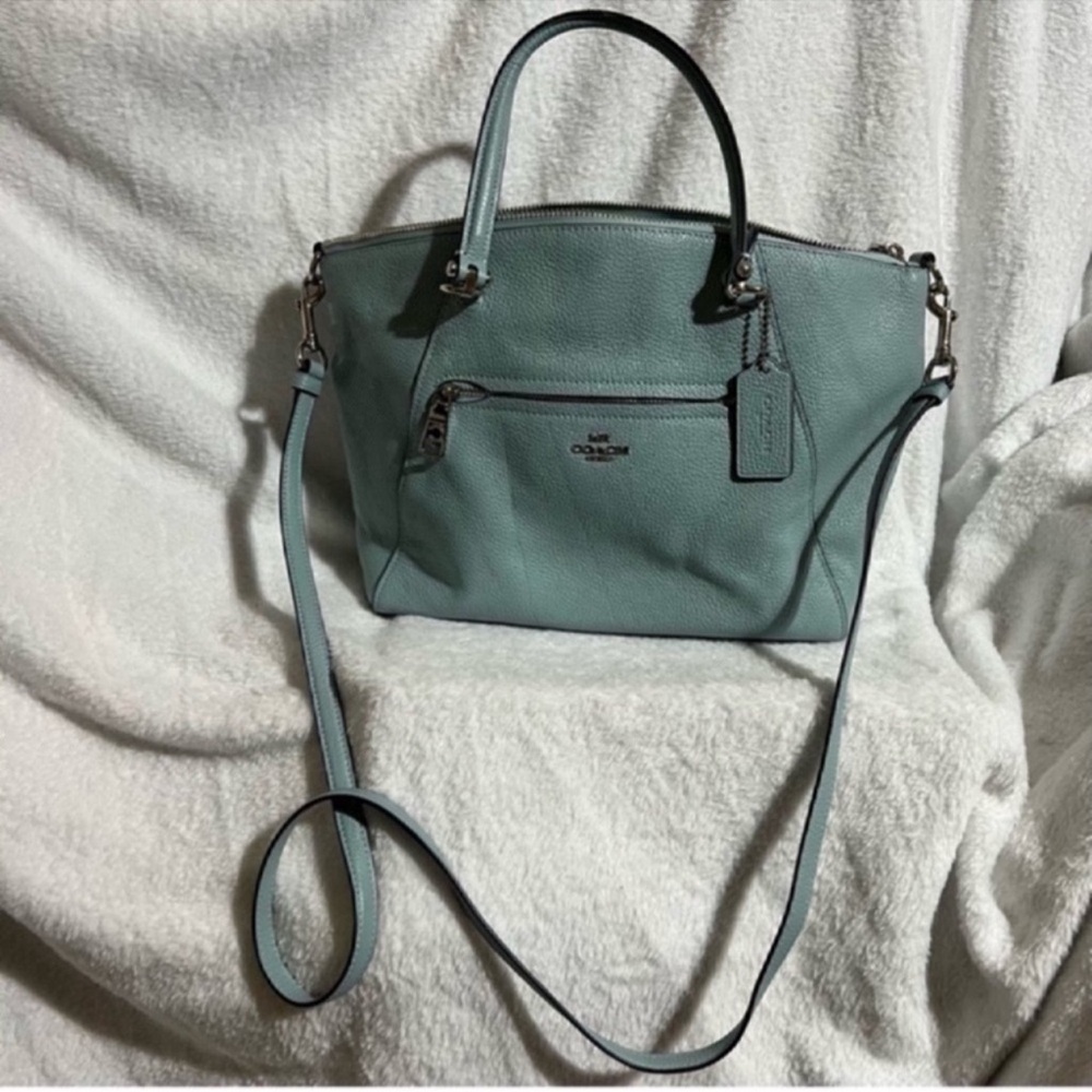 Coach Prairie Dusty Blue Satchel Crossbody